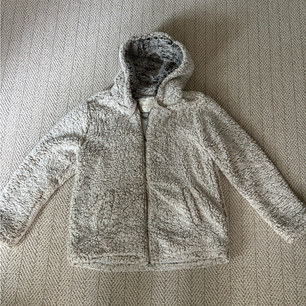 Altar'd State Cream Teddy Jacket